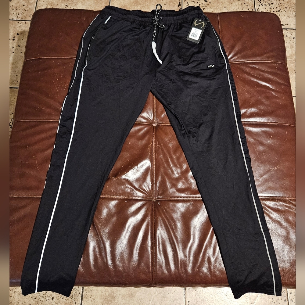 Black Men's Track Pants